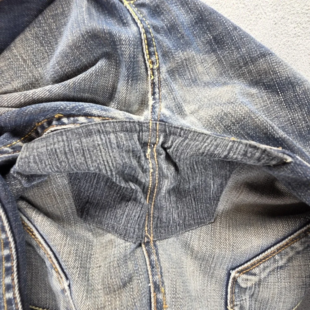 Vintage Levis 504 Jeans Mens 32x32 Blue Straight Engineered Whiskers Honeycomb